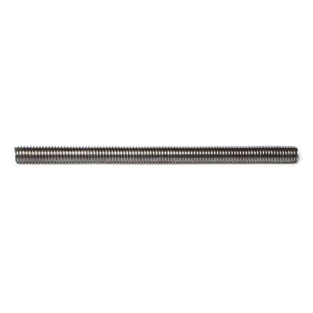 Fully Threaded Rod, 3/8""-16, Zinc Plated Finish, 5 PK -  MIDWEST FASTENER, 76948